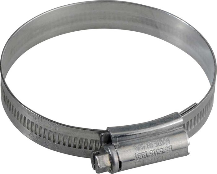 Tooled Up | Jubilee Jubilee Zinc Plated Hose Clip 55mm - 70mm Pack of 1 Jubilee Jubilee Zinc Plated Hose Clip 55mm - 70mm Pack of 1