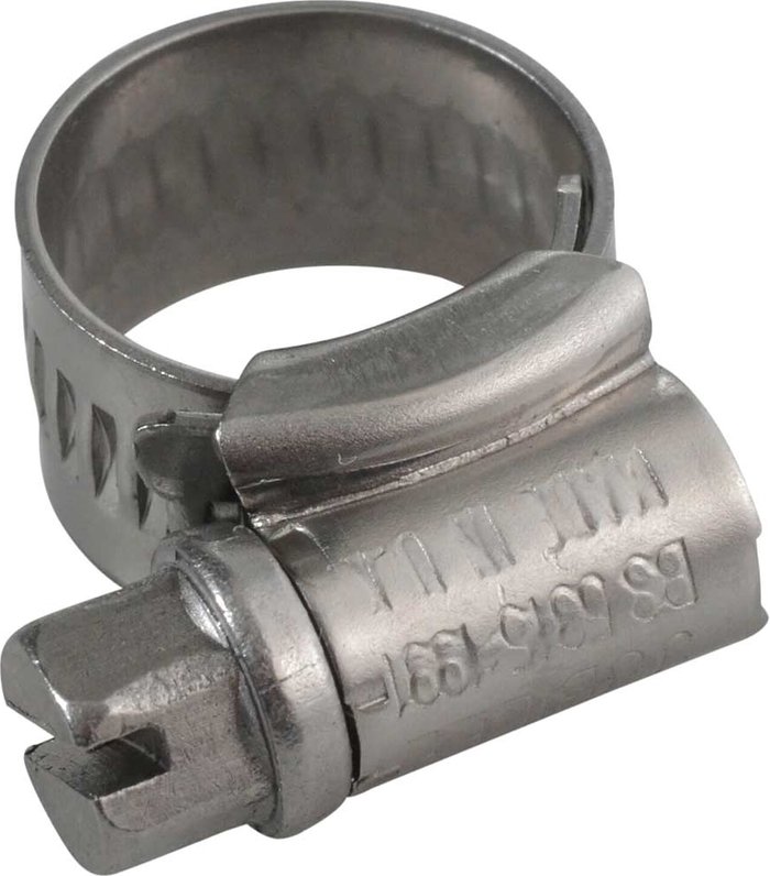 Tooled Up | Jubilee Jubilee Stainless Steel Hose Clip 9.5mm - 12mm Pack of 1 Jubilee Jubilee Stainless Steel Hose Clip 9.5mm - 12mm Pack of 1