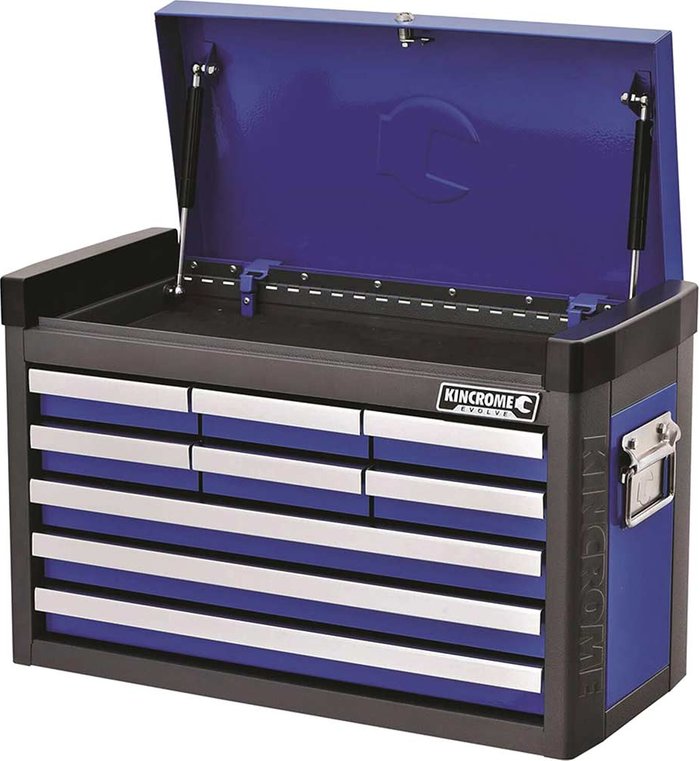 Tooled Up | Kincrome Kincrome Evolve 9 Drawer Tool Chest Blue Kincrome Kincrome Evolve 9 Drawer Tool Chest Blue