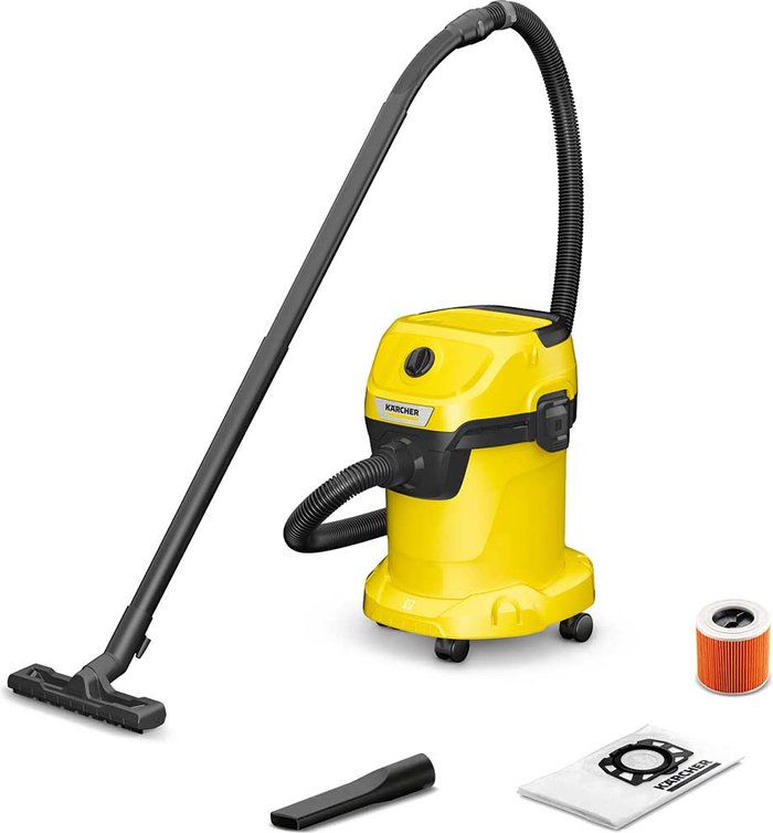 Tooled Up | Karcher Kärcher WD 3 Wet & Dry Cleaner - Yellow Karcher Kärcher WD 3 Wet & Dry Cleaner - Yellow
