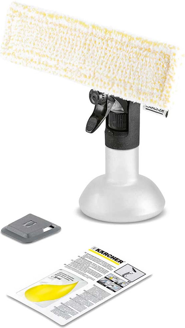 Tooled Up | Karcher Home and Garden Karcher Premium Spray Bottle and Microfibre Pad Kit for Window Vacs Karcher Home and Garden Karcher Premium Spray Bottle and Microfibre Pad Kit for Window Vacs
