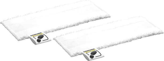 Tooled Up | Karcher Home and Garden Karcher Floor Tool Microfibre Cloths for SC EASYFIX Steam Cleaners Pack of 2 Karcher Home and Garden Karcher Floor Tool Microfibre Cloths for SC EASYFIX Steam Cleaners Pack of 2