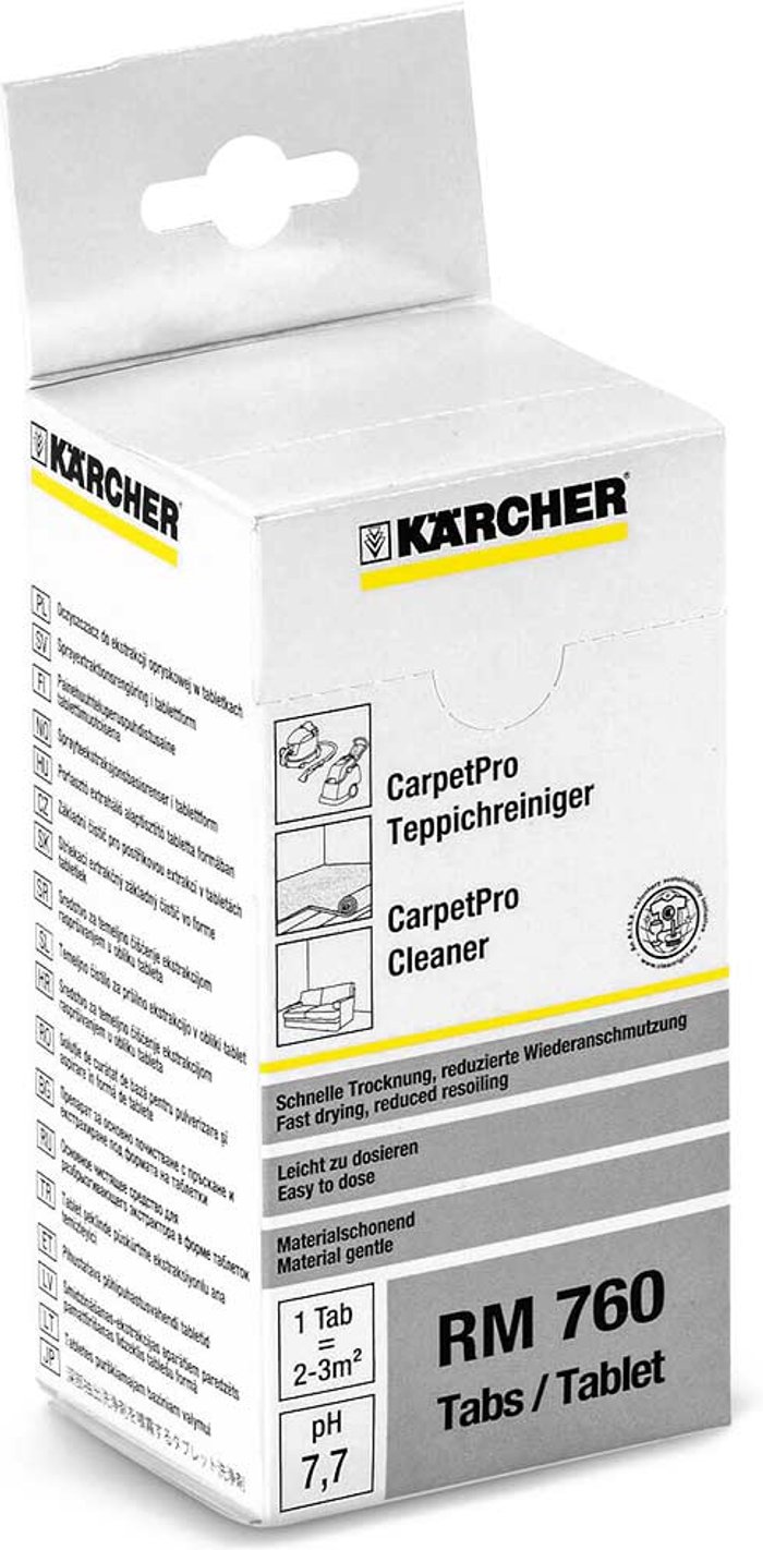 Tooled Up | Karcher Pro Karcher RM 760 Pro Carpet Cleaner Tablets Pack of 16 Karcher Pro Karcher RM 760 Pro Carpet Cleaner Tablets Pack of 16