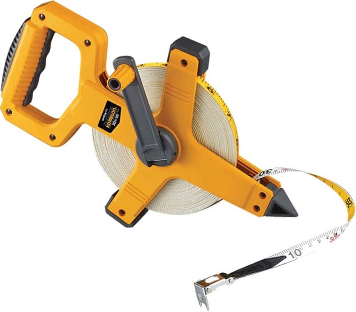 Tooled Up | Komelon Komelon Unigrip Fibreglass Tape Measure Imperial & Metric 100ft / 30m 13mm Komelon Komelon Unigrip Fibreglass Tape Measure Imperial & Metric 100ft / 30m 13mm