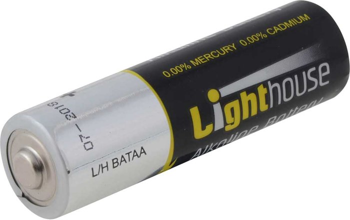 Tooled Up | Lighthouse Lighthouse LR6 Extra Long Life AA Alkaline Batteries Pack of 4 Lighthouse Lighthouse LR6 Extra Long Life AA Alkaline Batteries Pack of 4