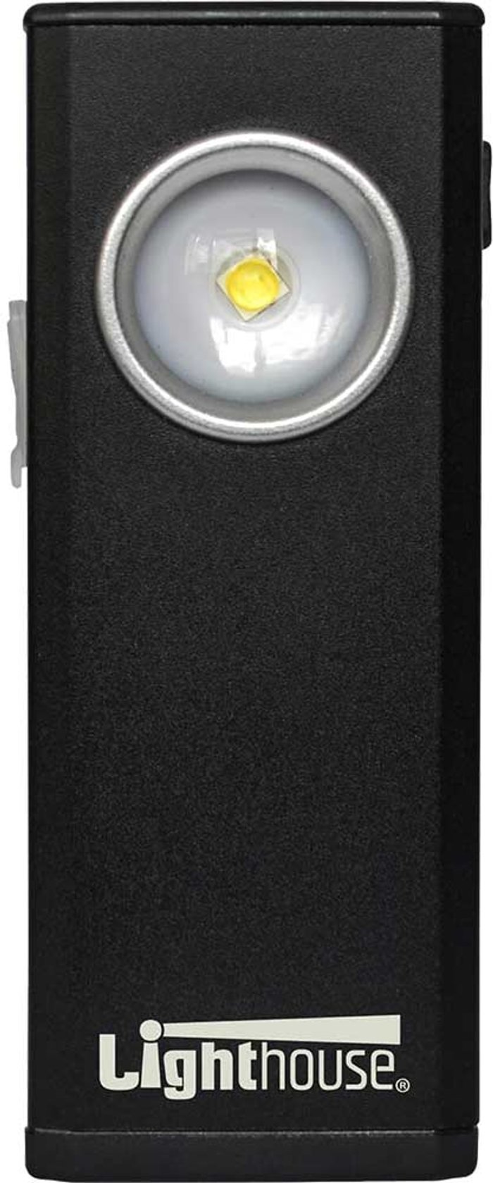 Tooled Up | Lighthouse Lighthouse Elite Rechargeable LED Mini Lamp Black Lighthouse Lighthouse Elite Rechargeable LED Mini Lamp Black