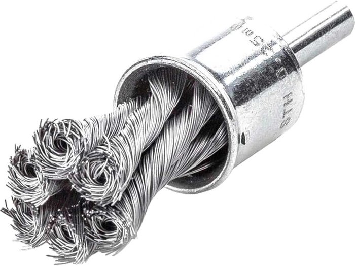 Tooled Up | Lessmann Lessmann Knot End Wire Brush 29mm 6mm Shank Lessmann Lessmann Knot End Wire Brush 29mm 6mm Shank
