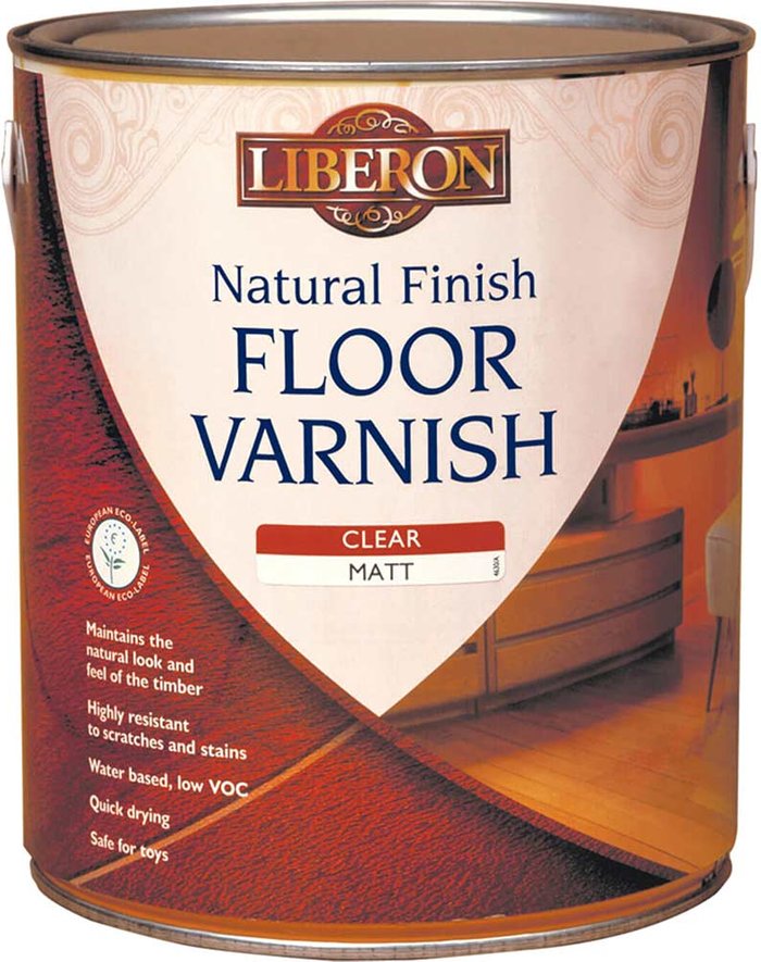 Tooled Up | Liberon Liberon Natural Finish Floor Varnish 2.5l Clear Matt Liberon Liberon Natural Finish Floor Varnish 2.5l Clear Matt