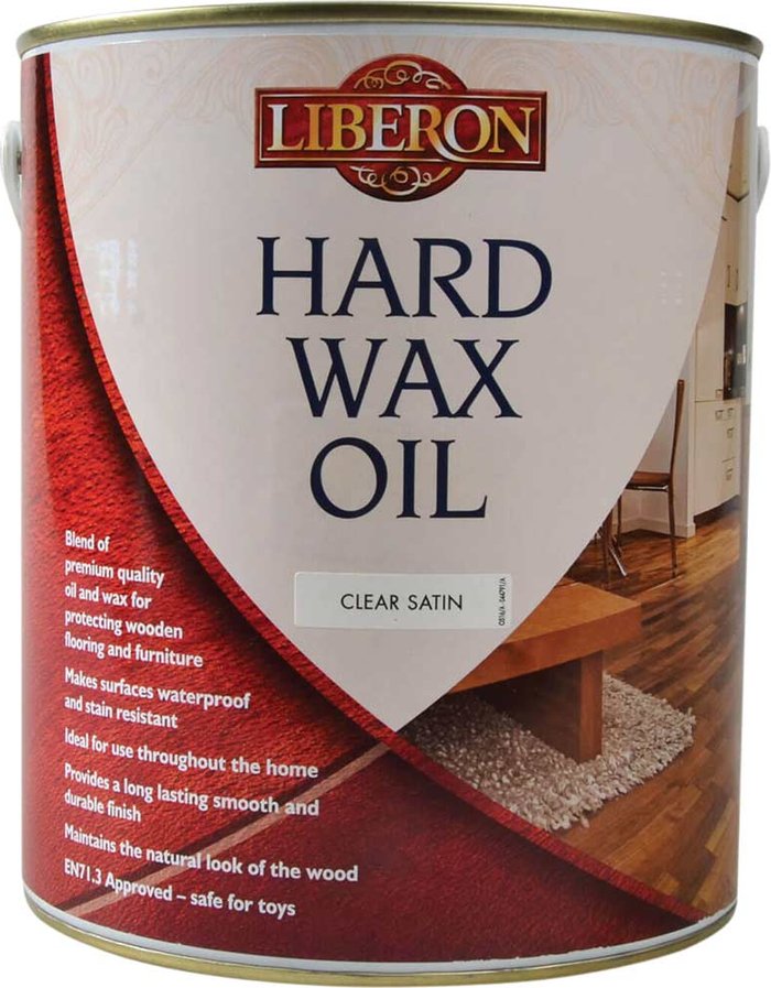 Tooled Up | Liberon Liberon Hard Wax Oil 2.5l Clear Satin Liberon Liberon Hard Wax Oil 2.5l Clear Satin