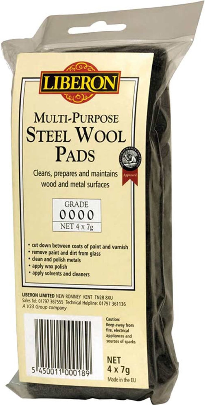 Tooled Up | Liberon Liberon Steel Wire Wool 0000 Super Fine 7g Liberon Liberon Steel Wire Wool 0000 Super Fine 7g