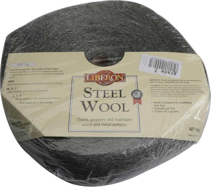 Tooled Up | Liberon Liberon Steel Wire Wool 2 1kg Liberon Liberon Steel Wire Wool 2 1kg