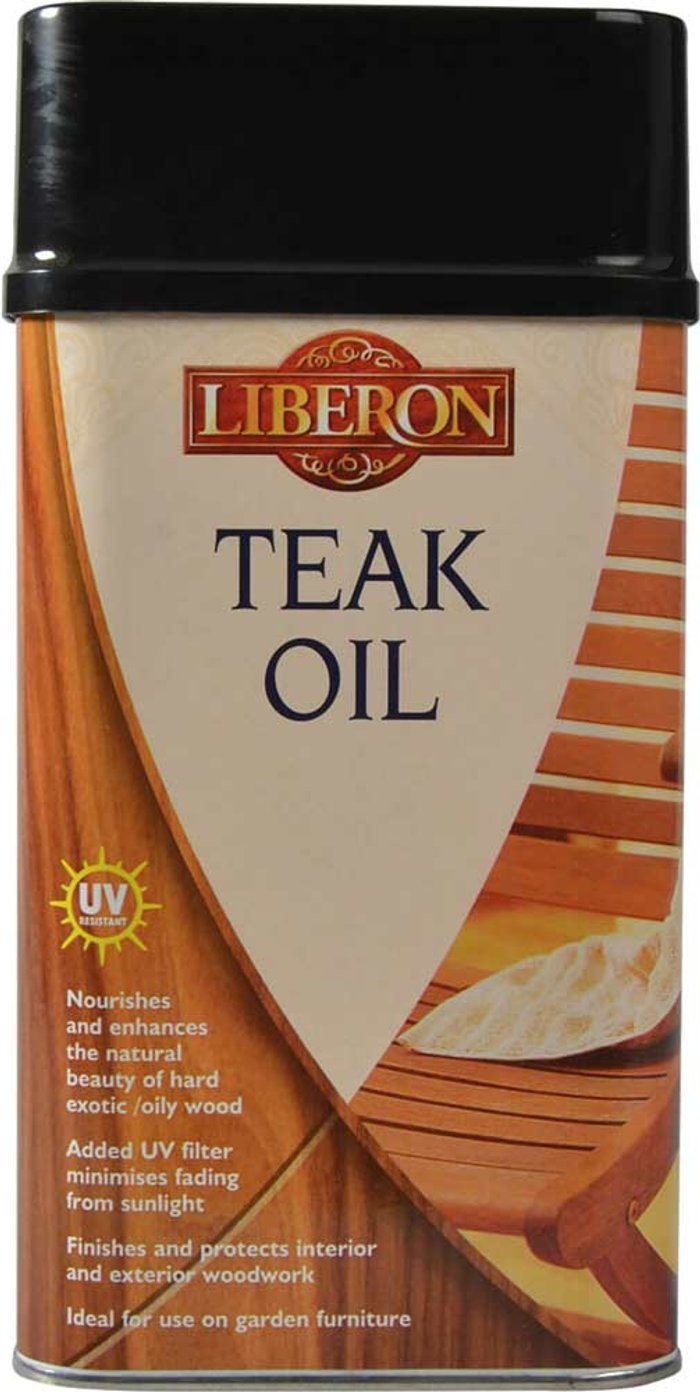 Tooled Up | Liberon Liberon Teak Oil With UV 1l Liberon Liberon Teak Oil With UV 1l
