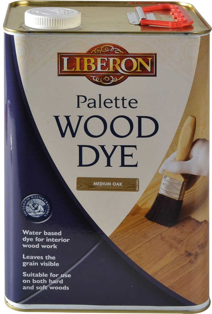 Tooled Up | Liberon Liberon Palette Wood Dye Medium Oak 5l Liberon Liberon Palette Wood Dye Medium Oak 5l