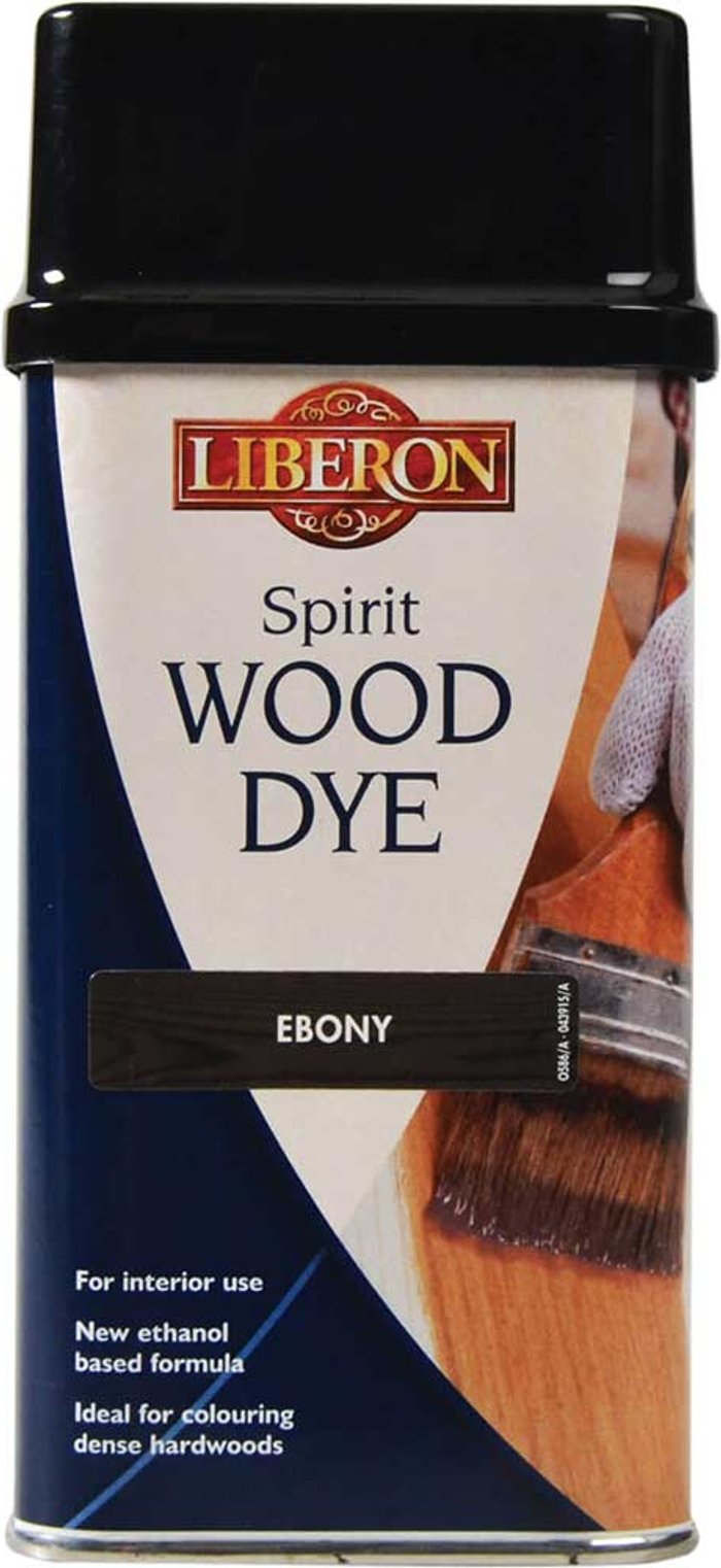 Tooled Up | Liberon Liberon Spirit Wood Dye Ebony 250ml Liberon Liberon Spirit Wood Dye Ebony 250ml