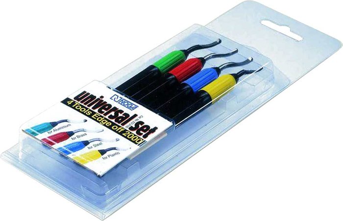 Tooled Up | Noga DeBurrs Noga 4 Piece Universal Deburring Set Noga DeBurrs Noga 4 Piece Universal Deburring Set