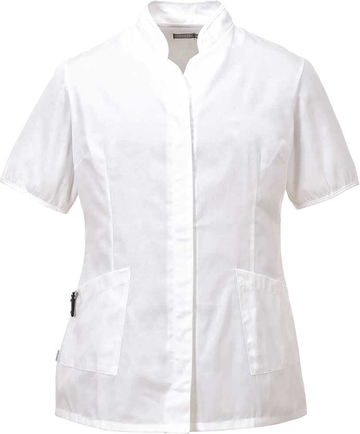 Tooled Up | Portwest Portwest Ladies Premier Work Tunic White S Portwest Portwest Ladies Premier Work Tunic White S