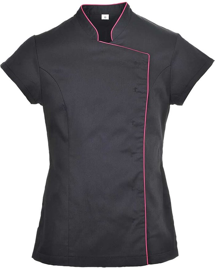Tooled Up | Portwest Portwest Ladies Wrap Work Tunic Black M Portwest Portwest Ladies Wrap Work Tunic Black M