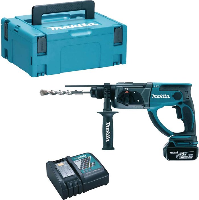Tooled Up | Makita Makita - DHR202RT1J 18v 3 function hammer SDS plus Makita Makita - DHR202RT1J 18v 3 function hammer SDS plus