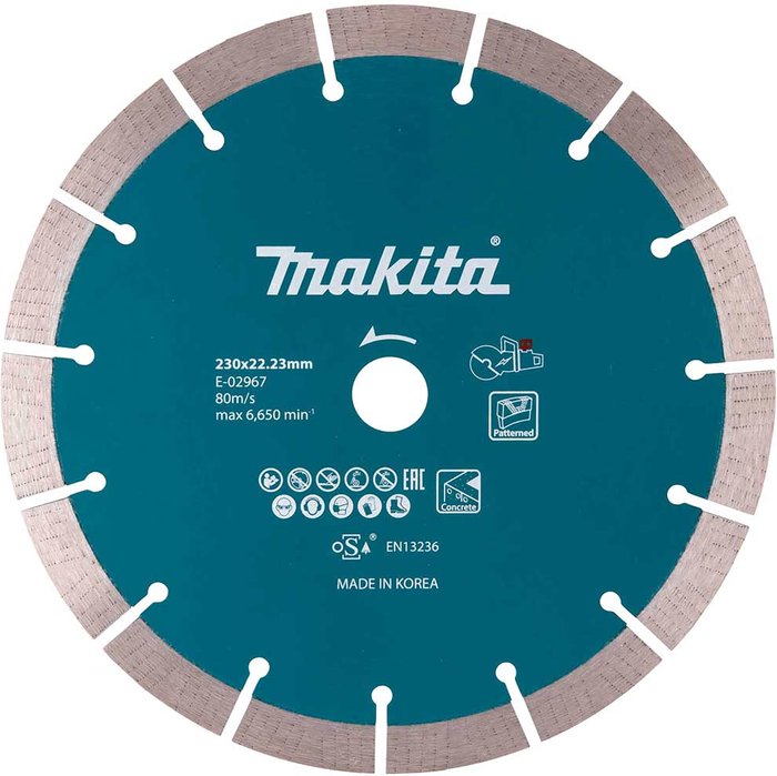 Tooled Up | Makita Makita Diamond Blade For Makita DCE090 Saw 230mm Makita Makita Diamond Blade For Makita DCE090 Saw 230mm