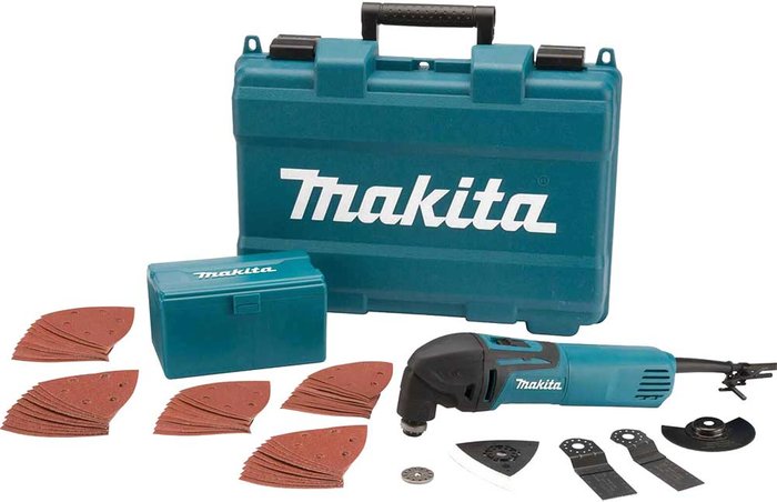 Tooled Up | Makita Makita TM3000CX4 Oscillating Multi Tool 240v Makita Makita TM3000CX4 Oscillating Multi Tool 240v