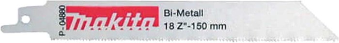 Tooled Up | Makita Makita Metal Reciprocating Sabre Saw Blades 150mm Pack of 5 Makita Makita Metal Reciprocating Sabre Saw Blades 150mm Pack of 5