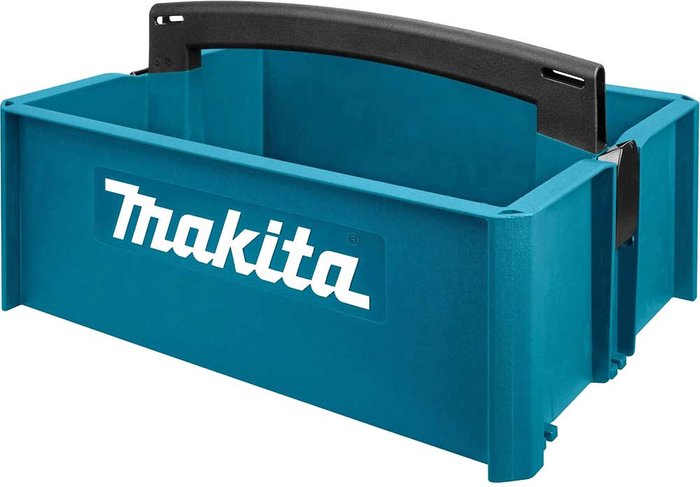 Tooled Up | Makita Makita MakPac Stackable Tote Tool Box 396mm 296mm 145mm Makita Makita MakPac Stackable Tote Tool Box 396mm 296mm 145mm