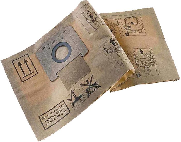 Tooled Up | Makita Makita Filter Dust Bags for 447L/M Pack of 5 Makita Makita Filter Dust Bags for 447L/M Pack of 5