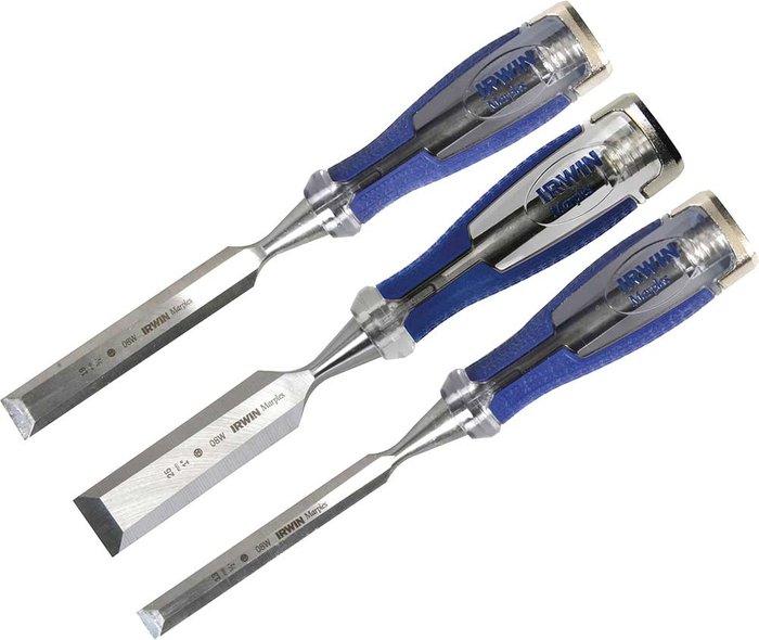 Tooled Up | Irwin Irwin Marples High Impact Chisel 3 Piece Set - 1/2, 3/4 & 1 Inch Irwin Irwin Marples High Impact Chisel 3 Piece Set - 1/2, 3/4 & 1 Inch