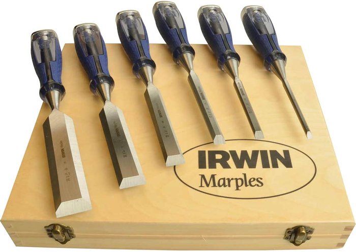 Tooled Up | Marples Marples 6 Piece M750 Splitproof Pro Bevel Edge Chisel Set Marples Marples 6 Piece M750 Splitproof Pro Bevel Edge Chisel Set