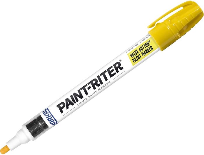 Tooled Up | Markal Markal Valve Action Paint Marker Yellow Markal Markal Valve Action Paint Marker Yellow