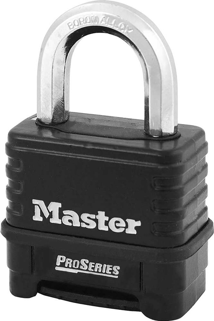 Tooled Up | Masterlock Masterlock Pro Series Die Cast Zinc Body Combination Padlock 57mm Standard Masterlock Masterlock Pro Series Die Cast Zinc Body Combination Padlock 57mm Standard