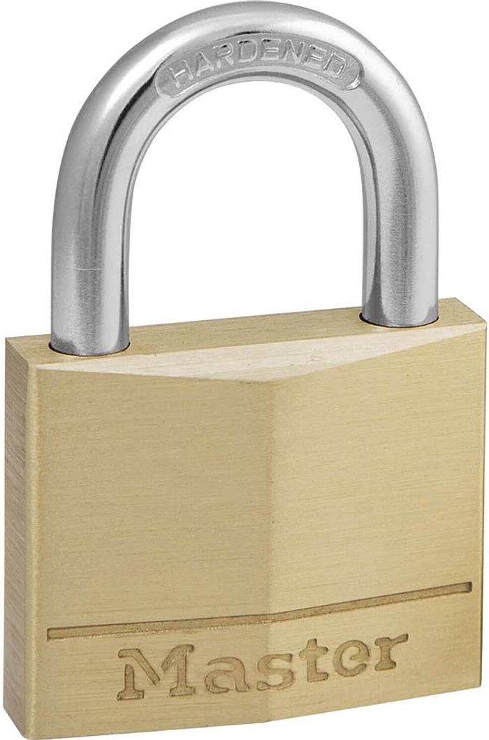 Tooled Up | MASTER LOCK Master Lock - 140 Solid Brass 40mm Padlock 4 Pin MASTER LOCK Master Lock - 140 Solid Brass 40mm Padlock 4 Pin