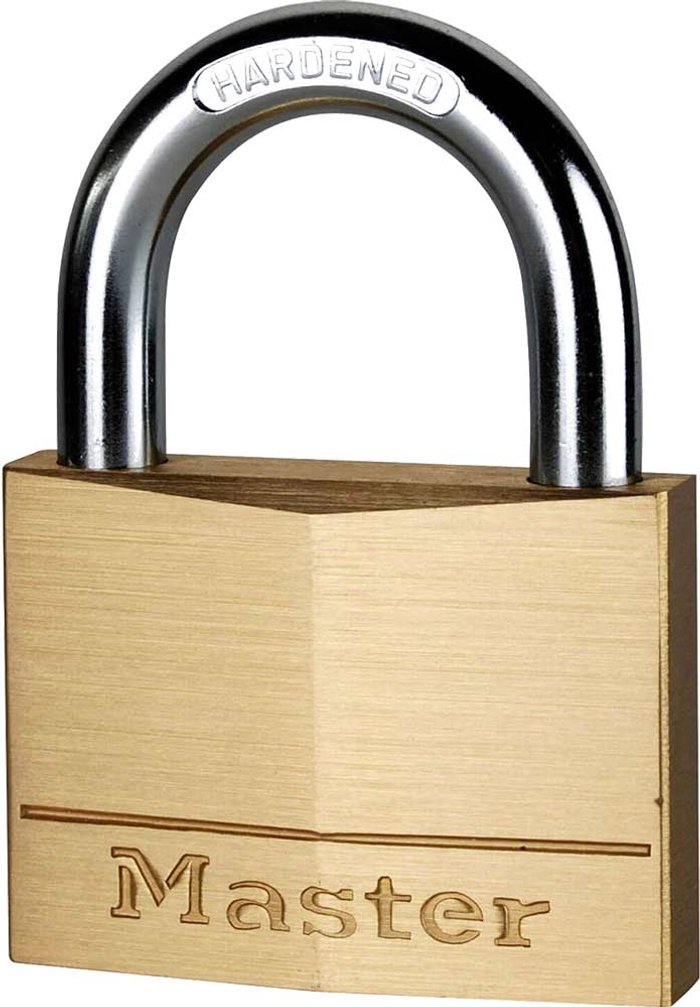 Tooled Up | Masterlock Masterlock Solid Brass Padlock 70mm Standard Masterlock Masterlock Solid Brass Padlock 70mm Standard