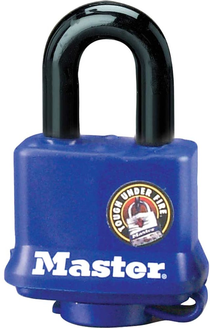 Tooled Up | Masterlock Masterlock Weather Tough Padlock 40mm Blue Standard Masterlock Masterlock Weather Tough Padlock 40mm Blue Standard