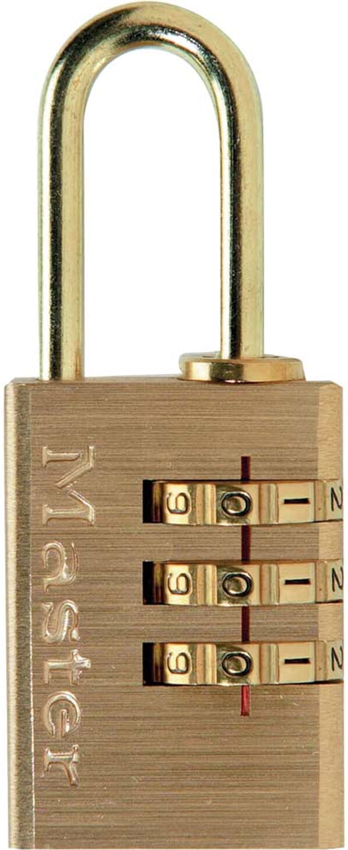 Tooled Up | Masterlock Masterlock Brass Finish Combination Padlock 20mm Standard Masterlock Masterlock Brass Finish Combination Padlock 20mm Standard