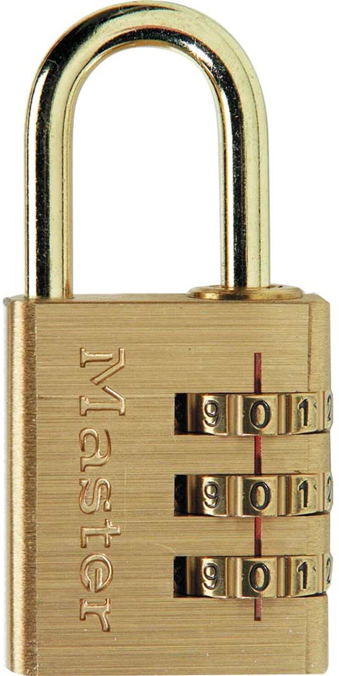 Tooled Up | Master Lock Master Lock Aluminium Combination Padlock 30mm 630EURD Master Lock Master Lock Aluminium Combination Padlock 30mm 630EURD