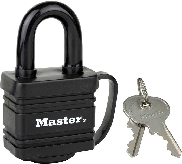 Tooled Up | MASTER LOCK Master Lock Outdoor Laminated Padlock - Black MASTER LOCK Master Lock Outdoor Laminated Padlock - Black