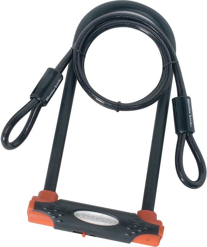 Tooled Up | MASTER LOCK 8285E High Security U Bar with Cable 280 x 110 x 13mm - Master Lock MASTER LOCK 8285E High Security U Bar with Cable 280 x 110 x 13mm - Master Lock