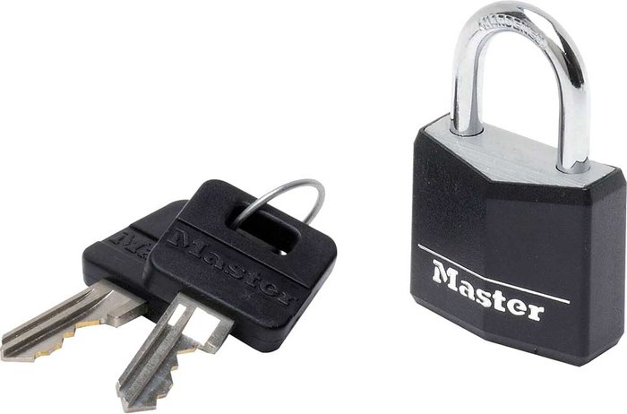 Tooled Up | MASTER LOCK Master Lock Long Shackle Padlock - Black / 4 MASTER LOCK Master Lock Long Shackle Padlock - Black / 4