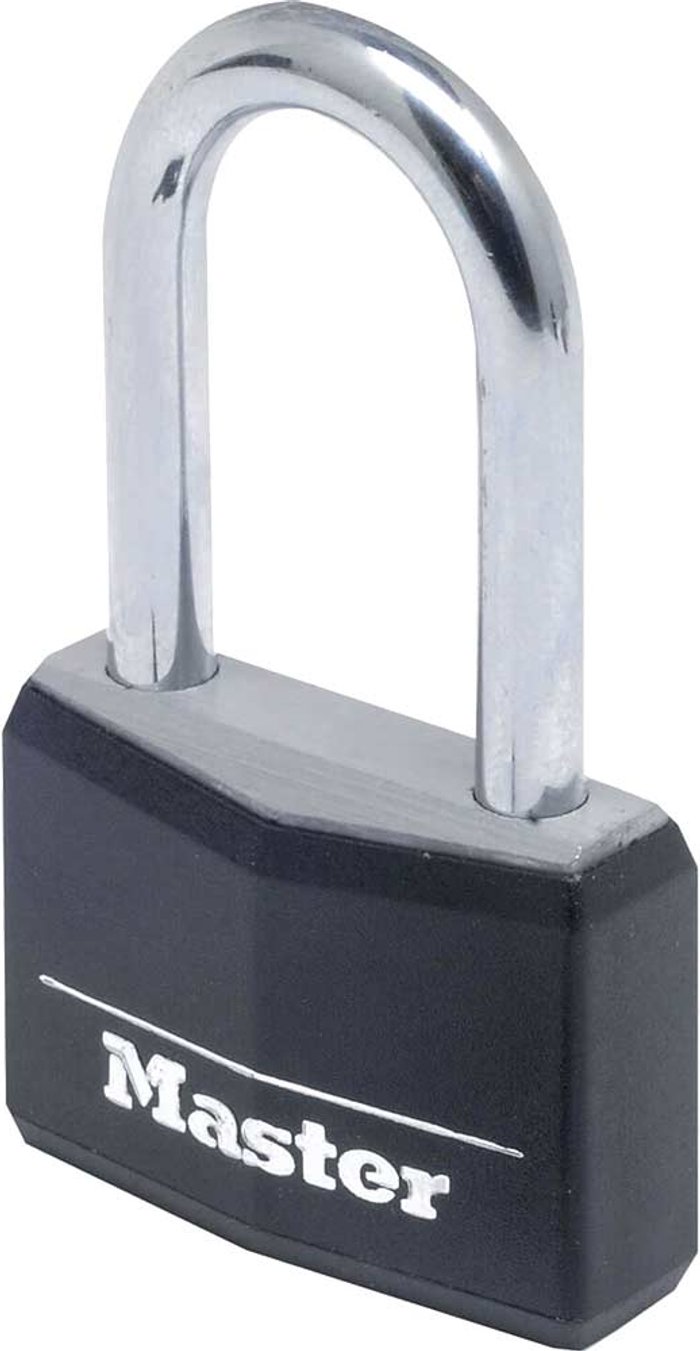 Tooled Up | MASTER LOCK Master Lock Long Shackle Padlock - Black / 5 MASTER LOCK Master Lock Long Shackle Padlock - Black / 5