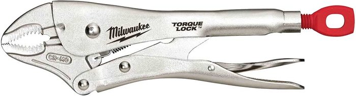 Tooled Up | Milwaukee Milwaukee Torque Lock Curved Jaw Locking Pliers 250mm Milwaukee Milwaukee Torque Lock Curved Jaw Locking Pliers 250mm