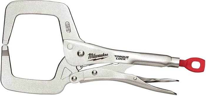 Tooled Up | .MILWAUKEE. Milwaukee 4932471728 TORQUE LOCKâ„¢ Locking C-Clamp Regular Jaws 280mm (11in) .MILWAUKEE. Milwaukee 4932471728 TORQUE LOCKâ„¢ Locking C-Clamp Regular Jaws 280mm (11in)