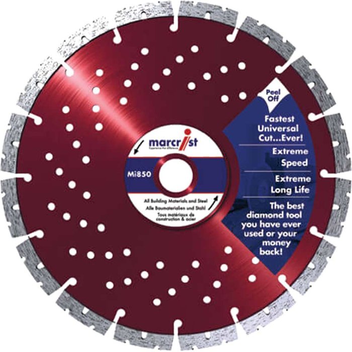 Tooled Up | Marcrist Marcrist MI850 Fast Cutting Universal Diamond Disc 115mm 22mm Marcrist Marcrist MI850 Fast Cutting Universal Diamond Disc 115mm 22mm