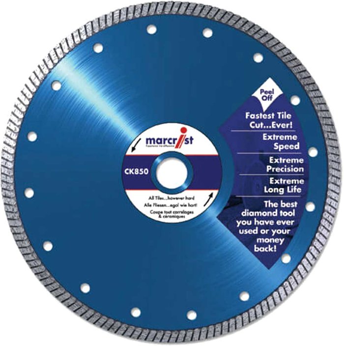 Tooled Up | Marcrist Marcrist CK850 Turbo Extreme Speed Tile Saw Diamond Cutting Blade 150mm Marcrist Marcrist CK850 Turbo Extreme Speed Tile Saw Diamond Cutting Blade 150mm