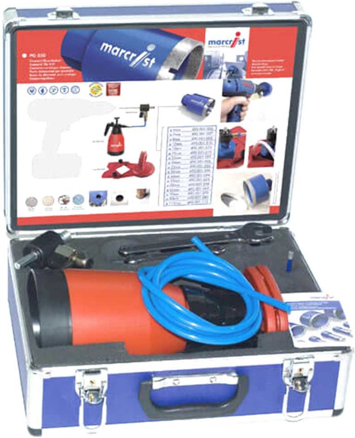 Tooled Up | Marcrist Marcrist PG850 Wet Diamond Tile Drilling Starter Kit Marcrist Marcrist PG850 Wet Diamond Tile Drilling Starter Kit