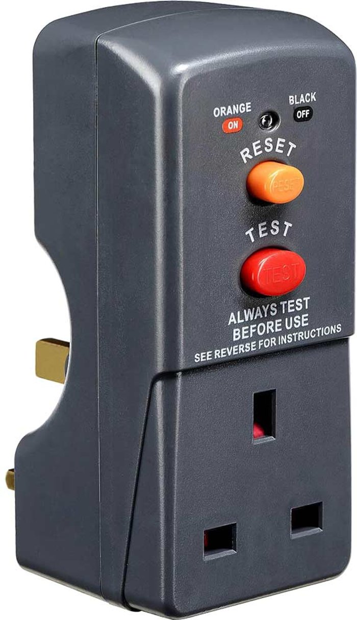 Tooled Up | Masterplug Masterplug RCD Safety Adaptor - Grey Masterplug Masterplug RCD Safety Adaptor - Grey