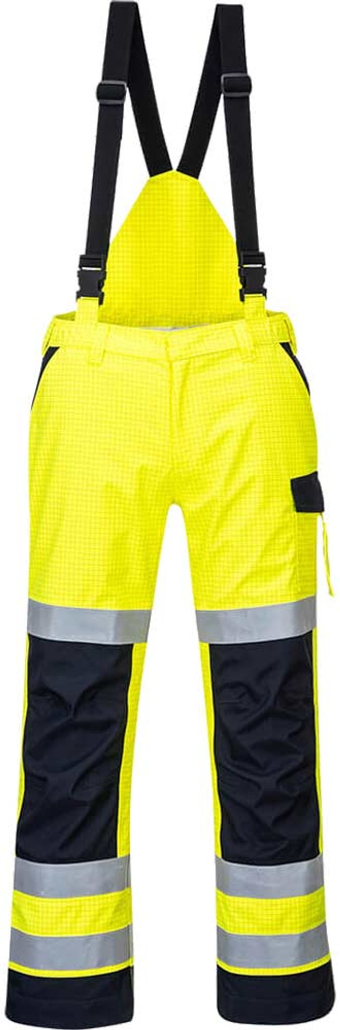 Tooled Up | Portwest Portwest MV71 Modaflame Multi Arc Trousers Yellow / Navy L 31 Portwest Portwest MV71 Modaflame Multi Arc Trousers Yellow / Navy L 31