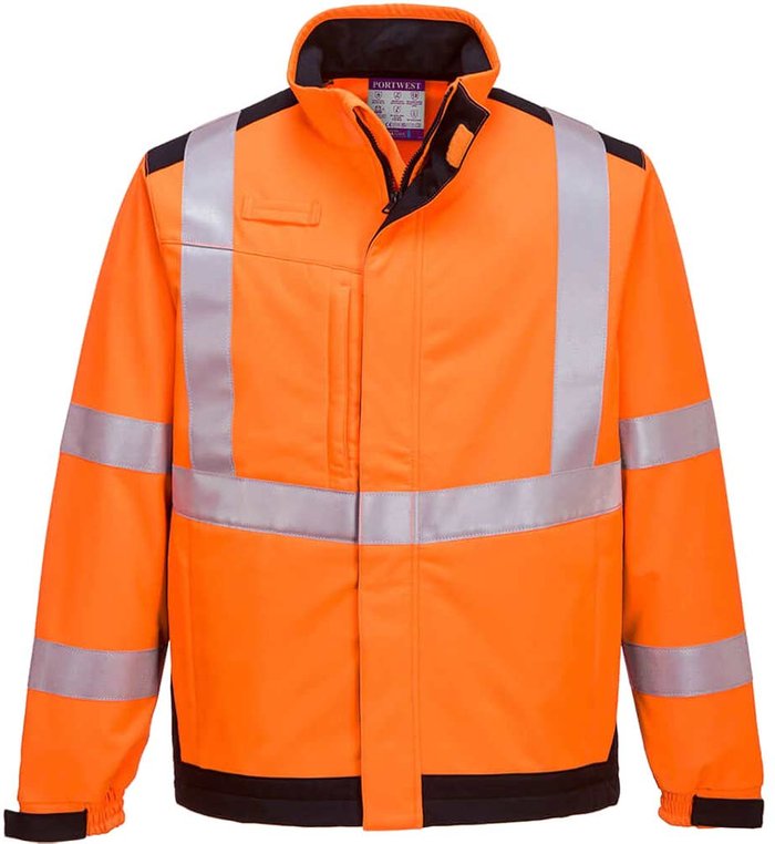 Tooled Up | Modaflame Modaflame Multi Norm Arc Flame and Heat Resistant Softshell Jacket Orange / Navy XL Modaflame Modaflame Multi Norm Arc Flame and Heat Resistant Softshell Jacket Orange / Navy XL