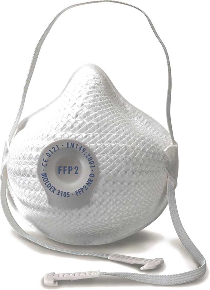 Tooled Up | Moldex Moldex 3105 AirWave Moulded Disposable Dust Mask FFP2 Pack of 10 Moldex Moldex 3105 AirWave Moulded Disposable Dust Mask FFP2 Pack of 10