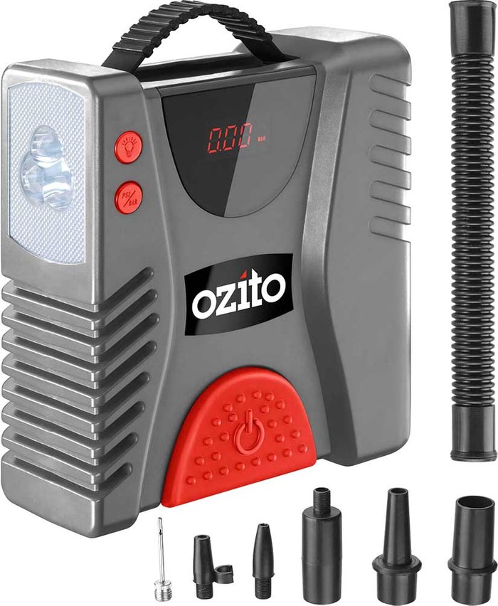 Tooled Up | Ozito Ozito DMC-1000U Digital Car, Van and Inflatable Compressor Air Pump 12v Ozito Ozito DMC-1000U Digital Car, Van and Inflatable Compressor Air Pump 12v